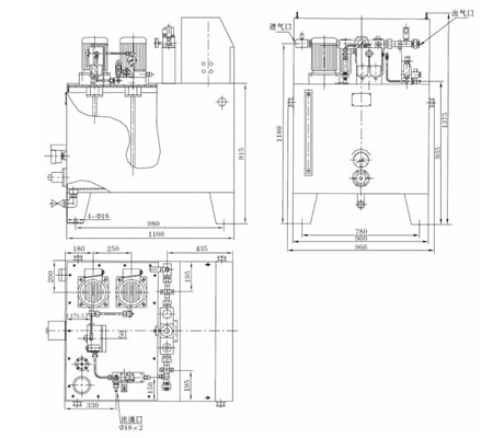 DJYQX-*-*型單線卸壓式油—?dú)夤?yīng)站